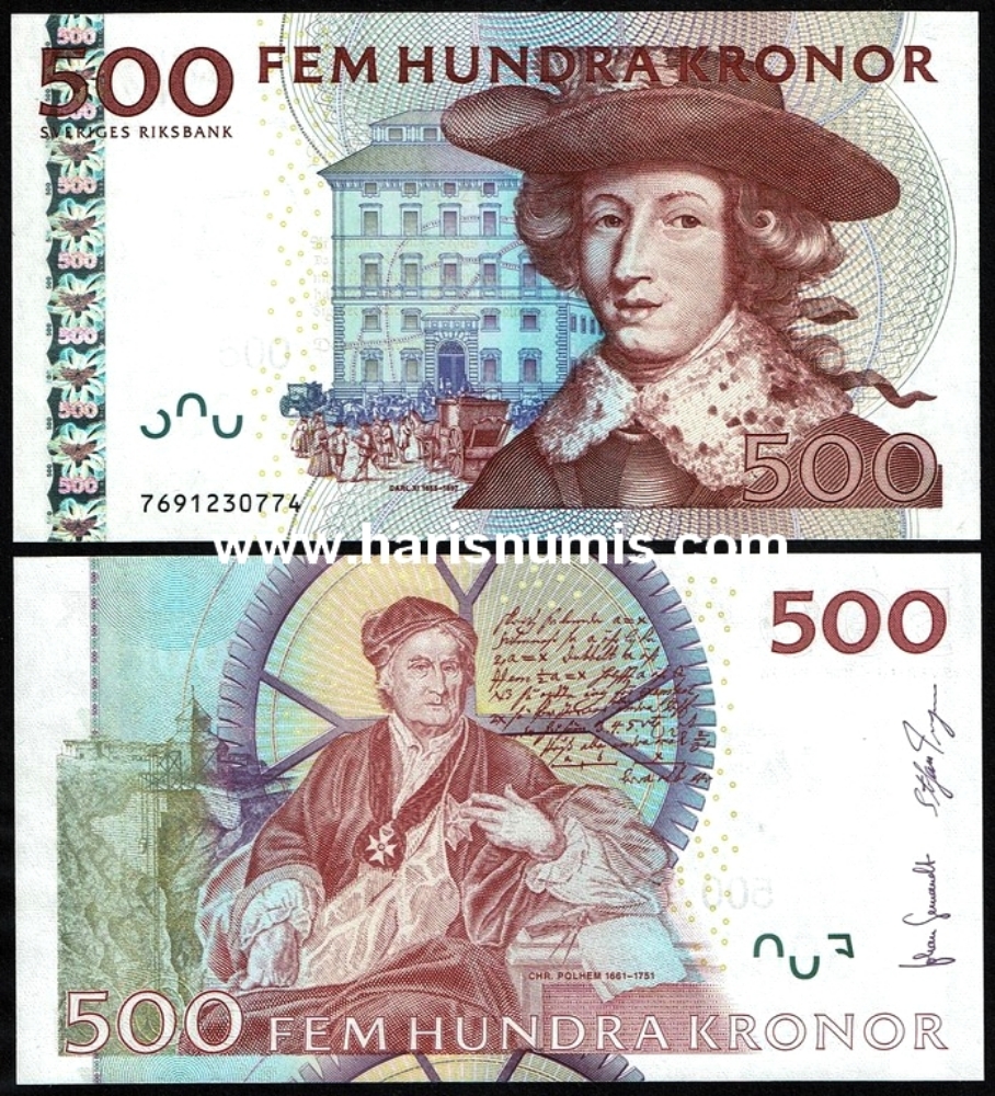 Picture of SWEDEN 500 Kronor 2007 P66c UNC