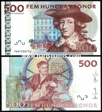 Picture of SWEDEN 500 Kronor 2007 P66c UNC