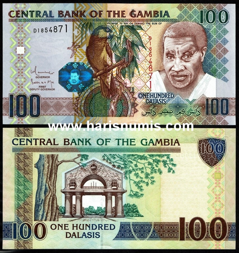 Picture of GAMBIA 100 Dalasis ND(2010) P29b UNC