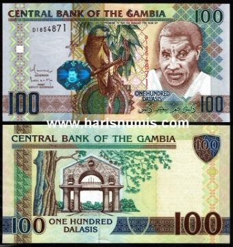 Picture of GAMBIA 100 Dalasis ND(2010) P29b UNC