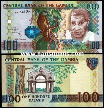 Picture of GAMBIA 100 Dalasis ND(2018) P29d UNC