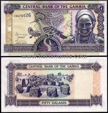 Picture of GAMBIA 50 Dalasis ND(2005) P23c UNC