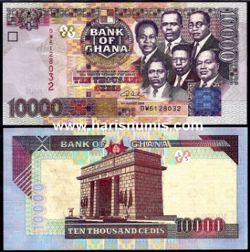 Picture of GHANA 10.000 Cedis 2003 P35b UNC
