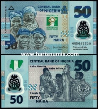 Picture of NIGERIA 50 Naira 2010 Comm. P 37 UNC