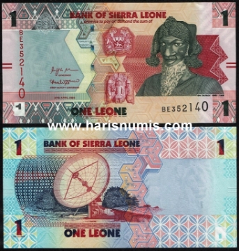 Picture of SIERRA LEONE 1 Leone 2022 P34a UNC