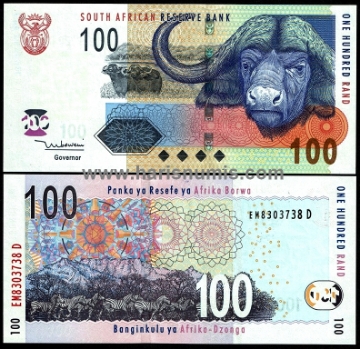 Picture of SOUTH AFRICA 100 Rand 2005 P131 UNC