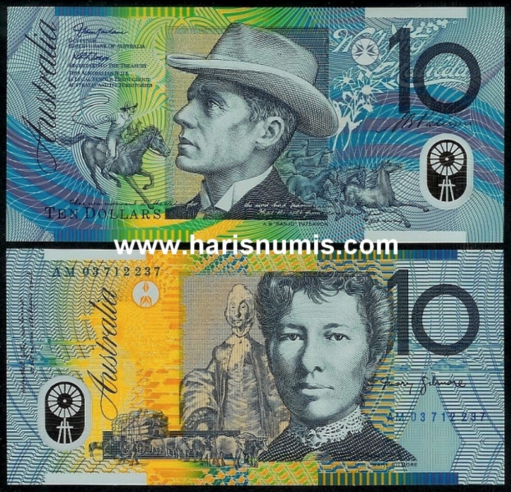 Picture of AUSTRALIA 10 Dollars 2003 P58b UNC