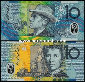 Picture of AUSTRALIA 10 Dollars 2003 P58b UNC