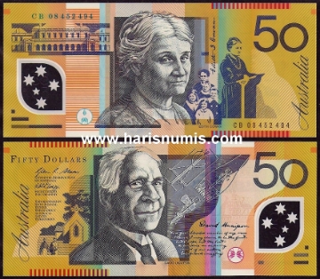 Picture of AUSTRALIA 50 Dollars 2008 P60f UNC