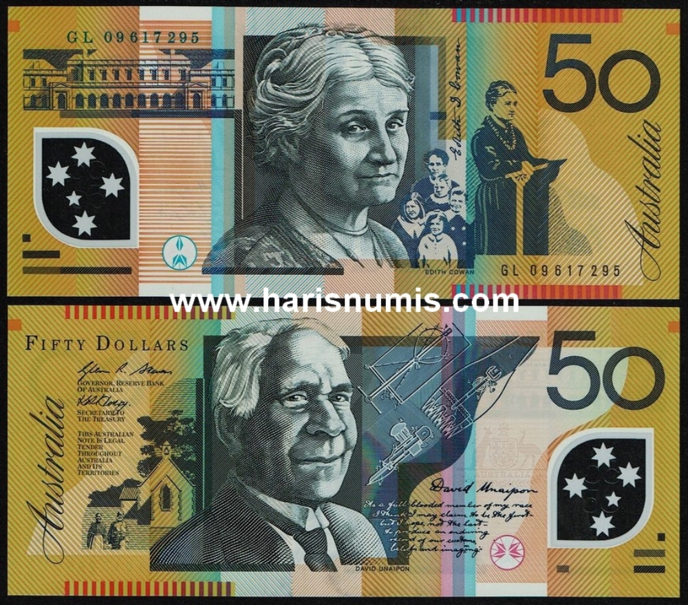 Picture of AUSTRALIA 50 Dollars 2009 P60g UNC