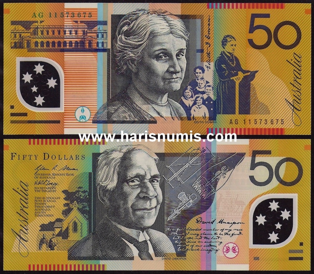 Picture of AUSTRALIA 50 Dollars 2011 P60i UNC