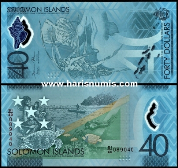 Picture of SOLOMON ISLANDS 40 Dollars 2018 Comm. P37 UNC
