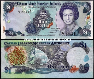 Picture of CAYMAN ISLANDS 1 Dollar 2006 P33a UNC