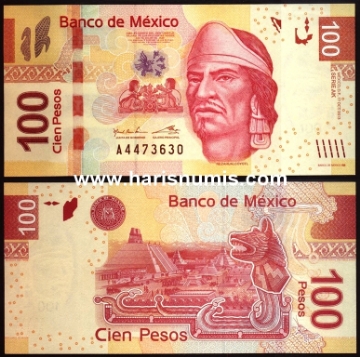 Picture of MEXICO 100 Pesos 2013 P124ak UNC