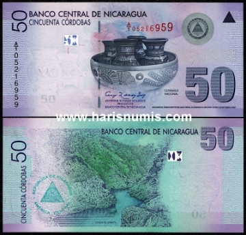 Picture of NICARAGUA 50 Cordobas 2007 P 203 UNC