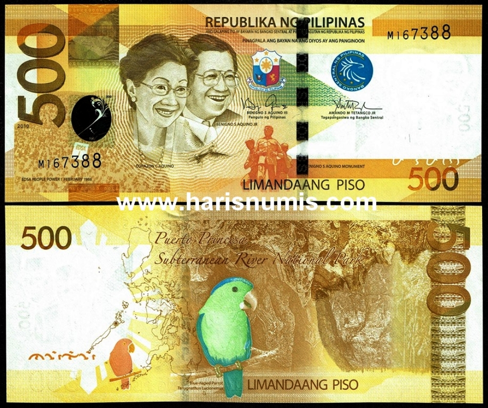 Picture of PHILIPPINES 500 Piso 2010 P210a UNC