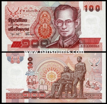 Picture of THAILAND 100 Baht ND(1994) P97a.12 UNC