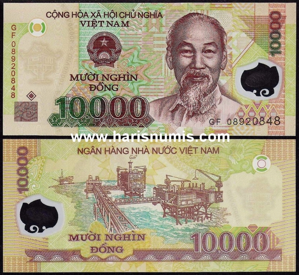 Picture of VIETNAM 10.000 Dong 2008 P119c UNC