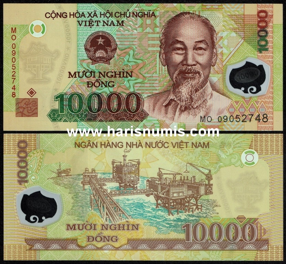 Picture of VIETNAM 10.000 Dong 2009 P 119d UNC