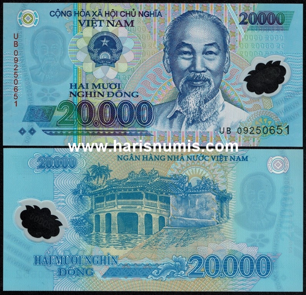 Picture of VIETNAM 20.000 Dong 2009 P 120d UNC