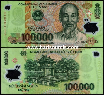 Picture of VIETNAM 100.000 Dong 2005 P 122b UNC