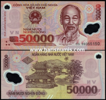 Picture of VIETNAM 50.000 Dong 2009 P 121g UNC