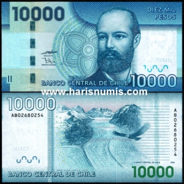 Picture of CHILE 10.000 Pesos 2009 P164a UNC