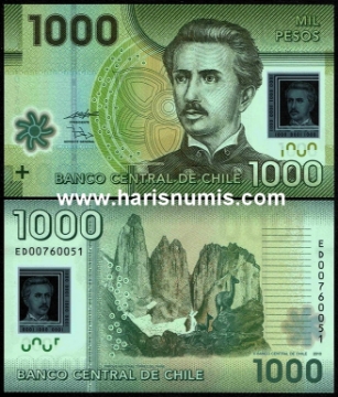 Picture of CHILE 1000 Pesos 2010 P 161a UNC