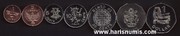 Picture of SOLOMON ISLANDS 1 Cent-1 Dollar 2005 KM24-72 UNC
