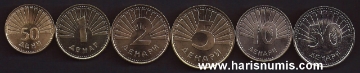 Picture of MACEDONIA 0.5-50 Denari 1993-08 KM 1-32 UNC