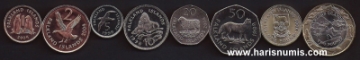 Picture of FALKLAND ISLANDS 1 Pence-2 Pounds 1998-04 KM4-137 UNC