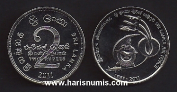 Picture of SRI LANKA 2 Rupees 2011 Comm. KM184 UNC