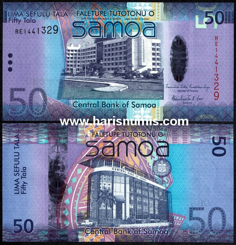 Picture of SAMOA 50 Tala ND(2014) P41b UNC