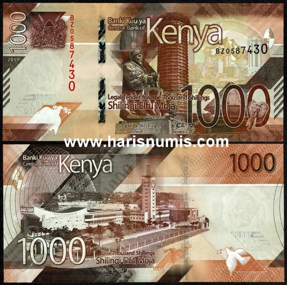 Picture of KENYA 1000 Shillings 2019 P56a UNC