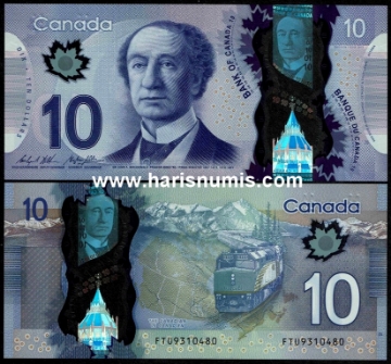 Picture of CANADA 10 Dollars 2013/2014 P 107c UNC