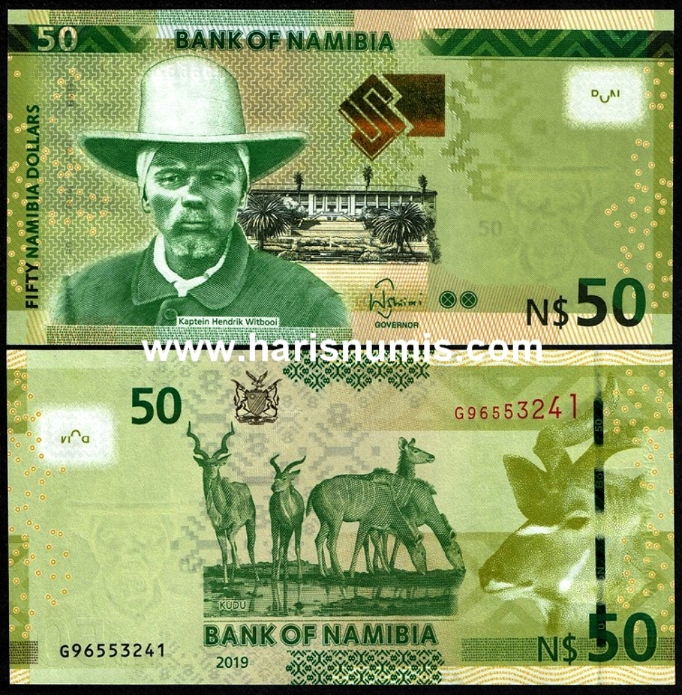 Picture of NAMIBIA 50 Dollars 2019 P13c UNC