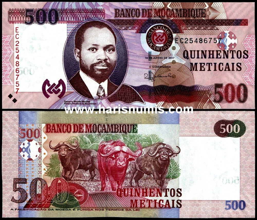 Picture of MOZAMBIQUE 500 Meticais 2017 P153b UNC