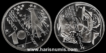 Picture of GERMANY 10 Euro 2003 D Comm. Silver KM225 UNC